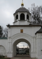Феодоровский женский монастырь в Переславле-Залесском - Святые ворота более крупным планом.